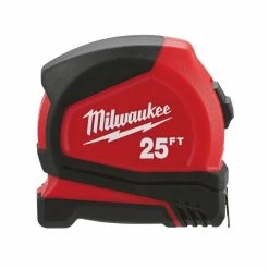 Milwaukee 25' Compact Tape Measure - 48-22-6625 - Leveling & Squares