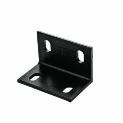 National Hardware 1216BC Wide Corner Braces in Black Finish - N351-492 - Miscellaneous Hardware