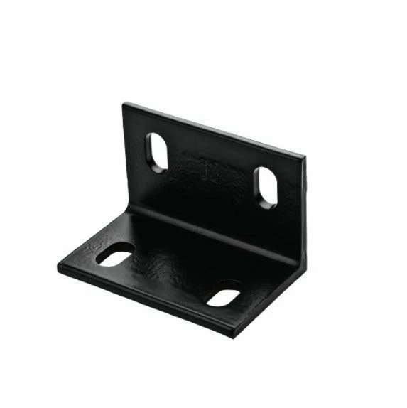 National Hardware 1216BC Wide Corner Braces in Black Finish - N351-492 - Miscellaneous Hardware