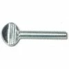 Midwest Fastener #10-32 x 1" Zinc Plated Fine Thread Spade Head Thumb Screws - 80237 - Bolts