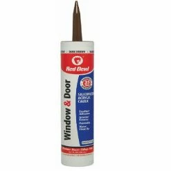 Red Devil Window And Door Acrylic Caulk Brown 0846/40 - Caulk & Sealants