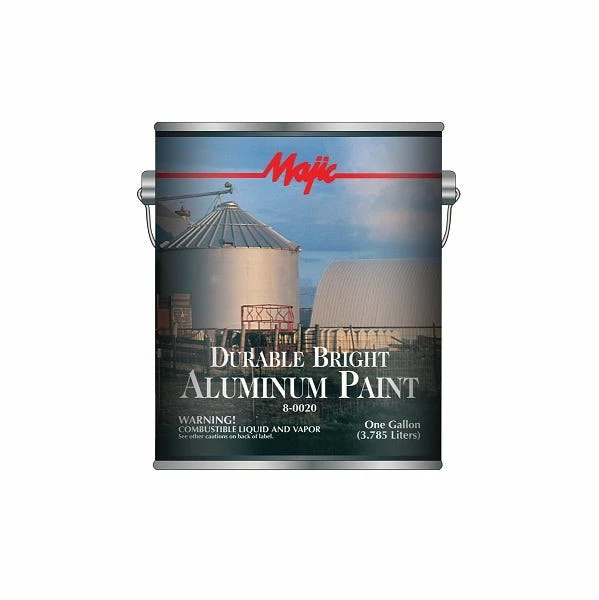 Majic Town & Country Aluminum Paint Bright Aluminum Gallon - 8-0020-1 - Exterior Paint