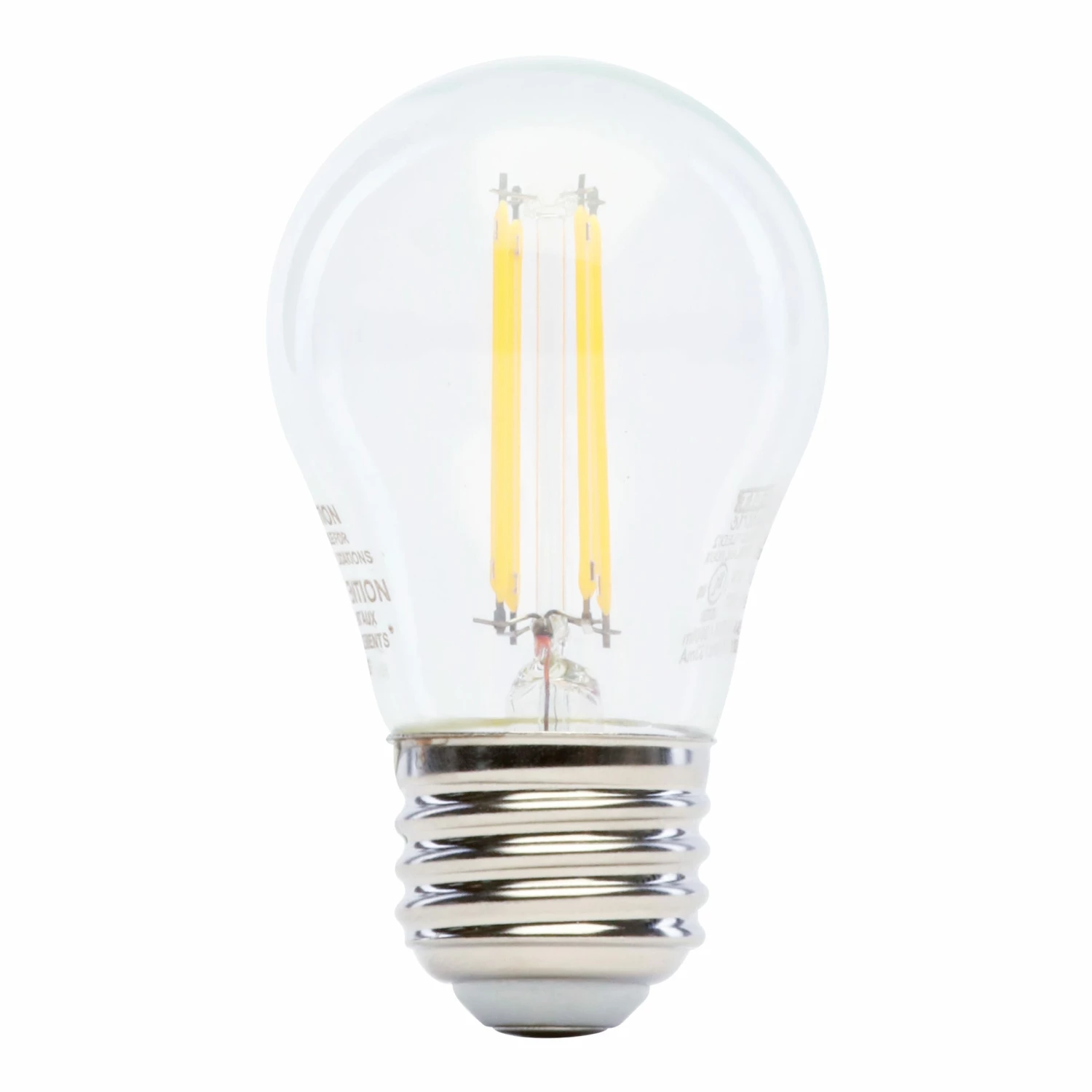 FEIT ELECTRIC 40 Watt Equivalent Soft White Clear A15 Dimmable Led Traditional Glass Filament Light Bulb 2 Pack - BPA1540/827/LED/2 - Bulbs