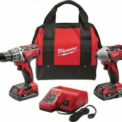 Milwaukee M18 Cordless Lithium-ion Compact Driver and 1/4" Hex Impact Driver Combo Kit - 2691-22 - Other