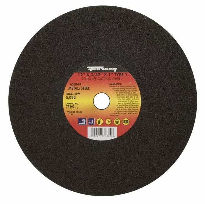 Forney Wheel Abrasive Cut Off 12 inch 71865 - Replacement Parts & Accessories - Image 2