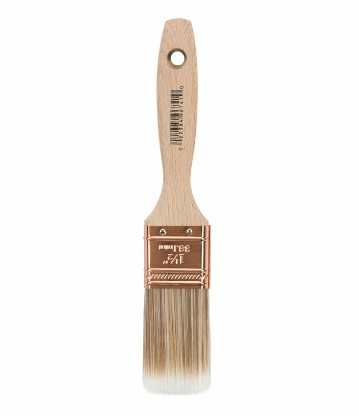 Shur-Line Paint Brush Flat Varnish Poly/Nylon 1.5 Inch - 70001FV15 - Brushes