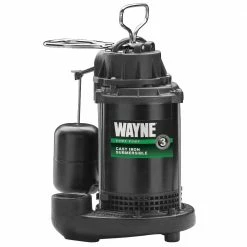 Wayne 1/2 HP Cast Iron Coated Steel Submersible Sump Pump with Vertical Float Switch 4200 GPH - CDU800 - Pumps & Wells