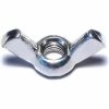 Midwest Fastener 6mm-1.0 Zinc Plated Class 5 Coarse Thread Cold Forged Wing Nuts - 82615 - Bolts