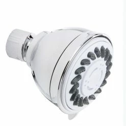 Stylewise by Keeney 3 Function Shower Head-1.8 GPM-Chrome-K704CP - Bathroom Accessories