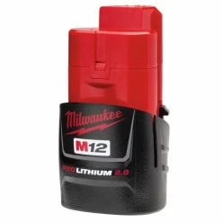Milwaukee M12 12-Volt Lithium-Ion 2.0 AH Compact Battery Pack - 48-11-2420 - Batteries & Chargers