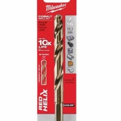 Milwaukee 7/16" Cobalt Red Helix Twist Drill Bit - 48-89-2325 - Drill Bits