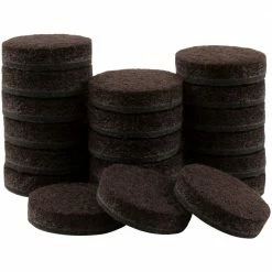 Softtouch 3/4 Inch Brown Felt Pads - 4728595N - Casters