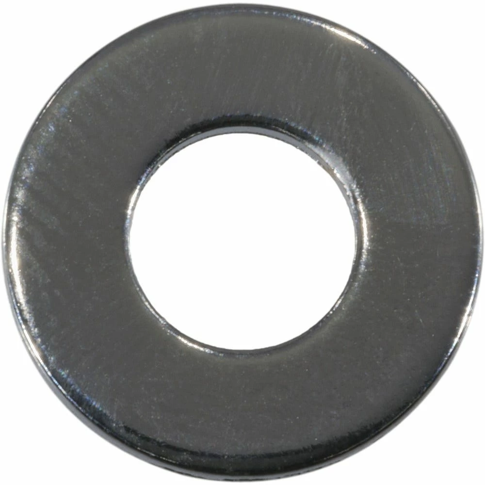Midwest Fastener #10 x 1/4" x 9/16" Chrome Plated Grade 2 USS Flat Washers - 87037 - Bolts - Image 2