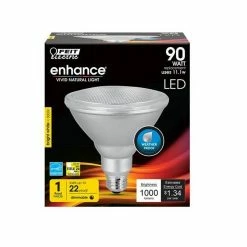 Feit Electric 90 Watt Equivalent Bright White PAR38 Dimmable Led Enhance Flood Reflector Light Bulb - PAR38DM/930CA - Bulbs