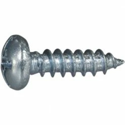 Midwest Fastener #6 x 1/2" Zinc Plated Combo Pan Head Sheet Metal Screws - 21264 - Bolts