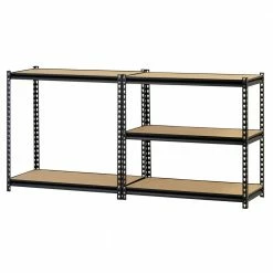 Muscle Rack 5 Shelf Metal Shelving Unit - URWM185BLK