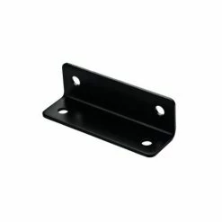 National Hardware 1212BC Wide Corner Braces in Black Finish - N351-484 - Miscellaneous Hardware