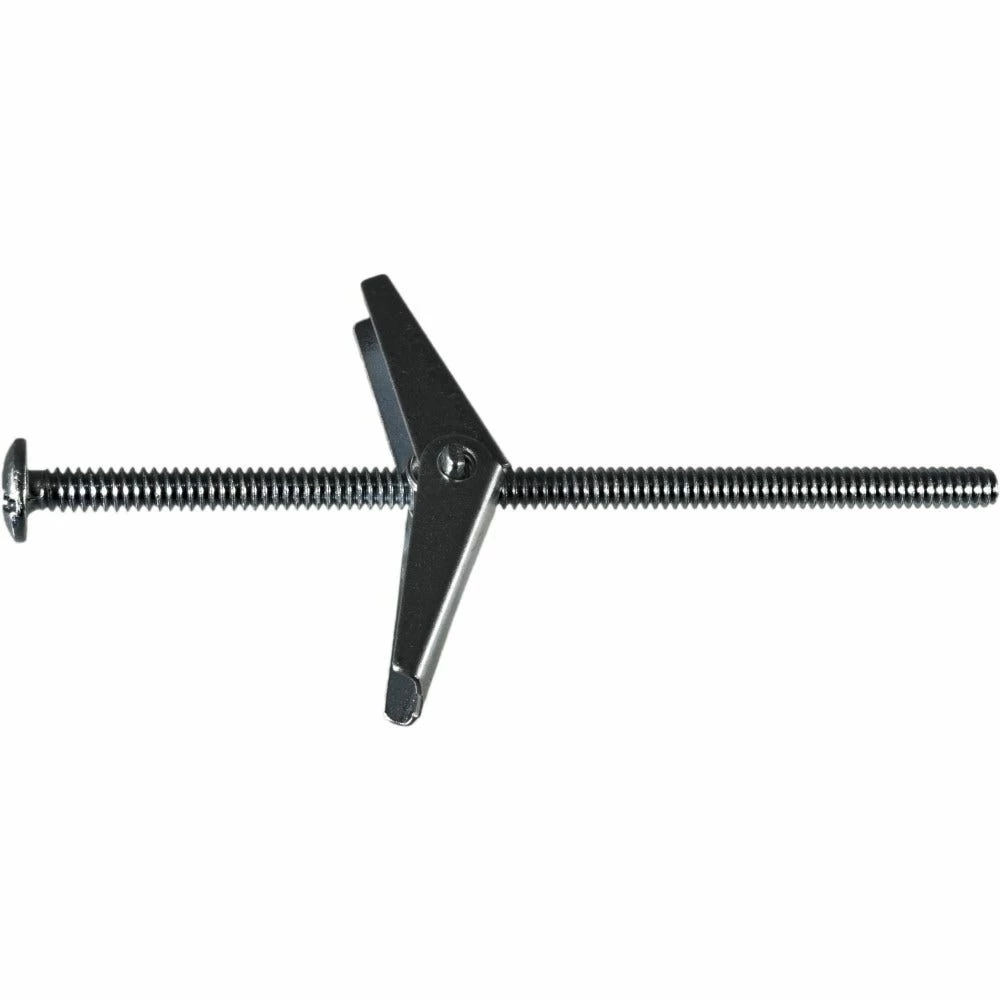 Midwest Fastener 8-32 x 3" Zinc Plated Coarse Thread Mushroom Toggle Bolts - 24135