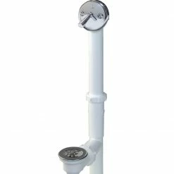 Plumb Pak Trip Lever Plastic Bath Drain - PP64W - General Plumbing Hardware
