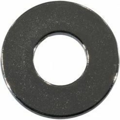 Midwest Fastener #10 x 7/32" x 1/2" Chrome Plated Grade 2 SAE Flat Washers - 87043 - Bolts