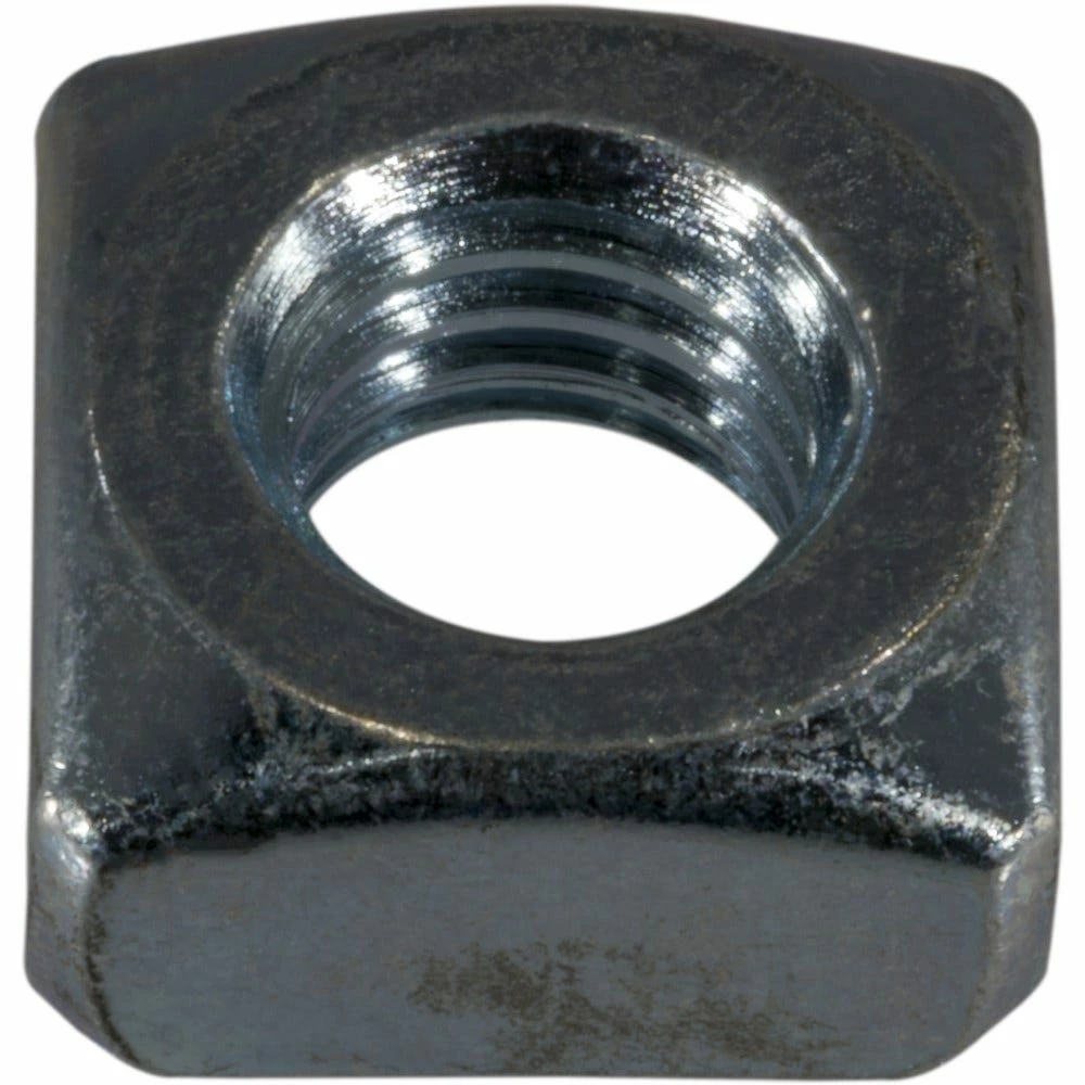 Midwest Fastener 7/16"-14 Zinc Plated Coarse Thread Square Nuts - 83077 - Bolts