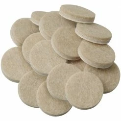 Softtouch 1 Inch Oatmeal Felt Pads - 4718495N - Casters