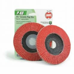 Gator Shopsmith 4 1/2 Inch Ceramic Flap Disc 40 Grit 1 Pack 12600 - Miscellaneous Hardware