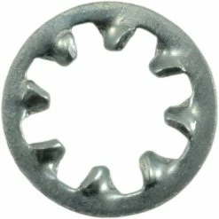 Midwest Fastener #10 x 3/16" x 27/64" Zinc Plated Grade 2 Internal Tooth Lock Washers - 81395 - Bolts
