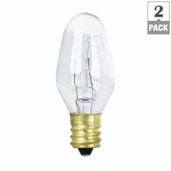 FEIT ELECTRIC 10 Watt Soft White C7 Dimmable Incandescent Light Bulb - BP10C71/2/RP - Bulbs