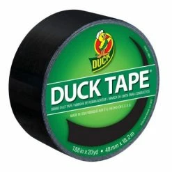 Duck Tape Black Duct Tape Black 1.88 inches x 20 yard - Adhesives & Tape