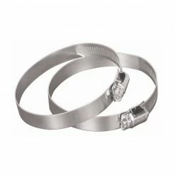 Deflecto 4" Metal Worm Drive Clamps (2 pack) MCX4 - Ducting and Ventilation
