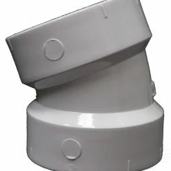 Lasco Fittings 3 Inch PVC 22-1/2 Degree Elbow Dwv FPV E22-3 - D324030BC - PVC Fittings