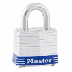Master Lock 1-9/16 Inch - 40mm - Wide Laminated Steel Pin Tumbler Padlock - 3D - Padlocks