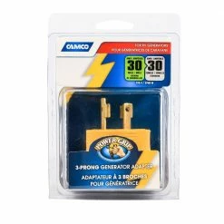 Camco PowerGrip 3-Prong 30 AMP Generator Adapter - 55333 - Adapters