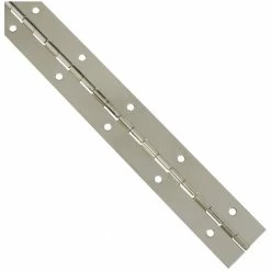 National Hardware 570 Continuous Hinges in Nickel - N265-389 - Miscellaneous Hardware