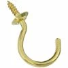 National Hardware 2021 Cup Hooks - Solid Brass in Solid Brass - N119-727
