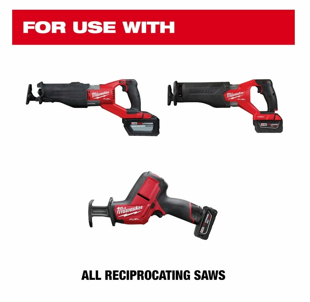 Milwaukee The AX™ 9" Pruning & Clean Wood 3 TPI SAWZALL® Blade with Carbide Teeth, 1 Pack - 48-00-5232 - Blades & Knives - Image 5