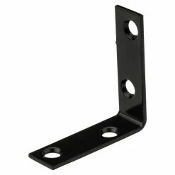 National Hardware 115 Corner Braces in Black Finish - N266-481 - Miscellaneous Hardware