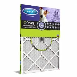 Bestair 16 x 25 x 1 Merv 11 Allergen/Odor Reduction Carbon Air Filter - PF1625-1 - Furnace Filters & Maintenance