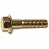 Midwest Fastener 3/8"-16 x 1-3/4" Yellow Zinc Plated Grade 8 Coarse Thread Hex Washer Head Flange Bolts - 87658