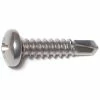 Midwest Fastener #8-18 x 3/4" 410 Stainless Phillips Pan Head Self-Drilling Screws - 24157 - Bolts