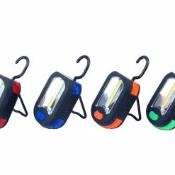 Various Brands Assorted Colors COB LED Worklight w/Stand - Lighting