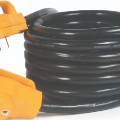 Camco PowerGrip 25 Foot 30 AMP Extension Cord - 55191 - Extension Cords & Power Strips
