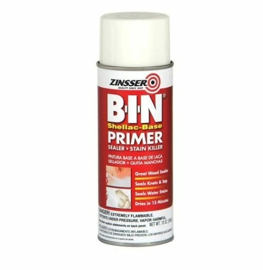 Zinsser B-I-N Shellac-Based White Interior/Spot Exterior Primer and Sealer Spray - 408 - Primers - Image 2