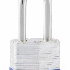 Master Lock 1-9/16 Inch 40mm Wide Laminated Steel Pin Tumbler Padlock with 1-1/2 38mm Shackle - 3DLF - Padlocks