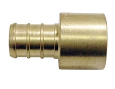 Apollo 1/2 Inch Brass PEX Barb x 1/2 Inch Female Copper Sweat Adapter - APXFS1212 - Bathroom