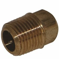 JMF Company 1/8 Mip Sqr Head Cored Plug Barstock Lead Free - 4504981 - Hardware