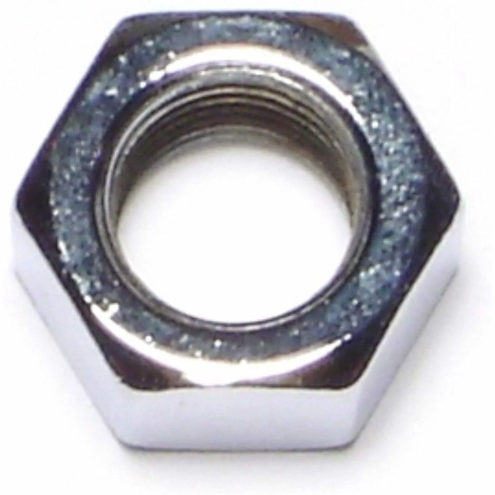 Midwest Fastener 3/8"-24 Chrome Plated Grade 5 Fine Thread Hex Nuts - 87211 - Bolts - Image 2