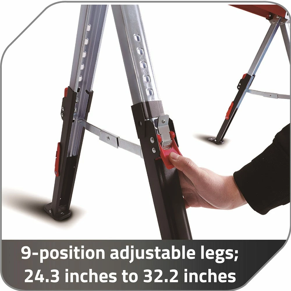 Crimson Adjustable Steel Sawhorse 1300LB - YH-HPP-7 - Storage & Moving - Image 4