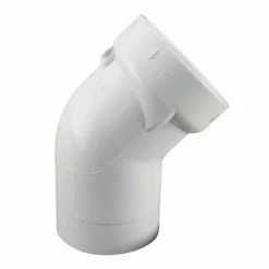 Lasco Fittings 2 DWV 45 Street Elbow HXSP - PVC Fittings